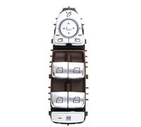 LYBH Interrupteur Lève-vitre Voiture Pour Mercedes Pour Benz Classe C W205 S205 X253 C200 C300 C350 C63 2059056811 2059051513 Bouton Électrique Électrique Interrupteur(Marron 2)