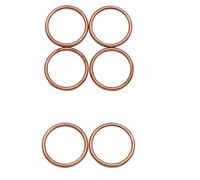 LYBH Joint De Moteur Moto Pour KDX200 1989-2006 KDX220R KDX220SR KX125 ZR1100 Collecteur D'échappement 46 Mm Joint De Couvercle Soupape(6 pièces)