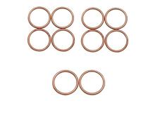 LYBH Joint De Moteur Moto Pour KDX200 1989-2006 KDX220R KDX220SR KX125 ZR1100 Collecteur D'échappement 46 Mm Joint De Couvercle Soupape(10 pièces)