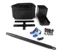 LYBH Porte-bidon pour Guidon De Moto pour Y&amaha NMAX, Xmax, TMAX 300, 250, 155, Sac De Rangement Motos Accessoires(Matte Black Set)