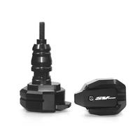 LYBH Protection Contre Les Chutes CNC pour Moto pour Suzuki SV650 / S SV 650 / SV650 SV650S, Tampons De Crash, Cadre Coulissant, Protection Contre Les Chocs Protections Anti-Collision(Noir)