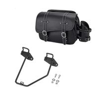LYBH Sacoche Latérale De Moto pour H&Onda Rebel CMX500 250 300 350 500 1100, Sacoche De Voyage en PU, Sacs À Outils Étanches Motos Accessoires(Bundle Left Black 2)