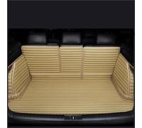 LYBH Tapis De Coffre pour VW pour Passat B5 B6 B7 2011-2015, Couverture Complète Imperméable Plateau De Chargement, Tapis De Sol De Coffre Coffre Arrière Tapis(Beige,X-5)