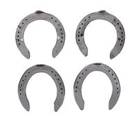 Lybunair 4 pièces Fer à Cheval léger en Alliage d'aluminium Accessoire d'équitation Pratique Responsable pour Hippodrome Ferme (Tapez 4)