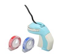Lybunair gaufrage étiqueteuse 600 dpi Bricolage Manuel 3D imprimante d'étiquettes Portable écrivain Bleu