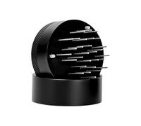 Lybunair Outils de Distribution d'Espresso avec Base, Agitateur de Café Expresso en Acier Inoxydable pour la Préparation du Café (51mm/53mm/58mm)