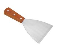 Lybunair Spatules en Acier Inoxydable, Pelle à Hamburger, Spatule à Pancake, Petite Spatule en Mtal, Outil de Cuisson 8,5 po avec Poigne en Bois