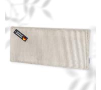 Lycce Coussin mural, en velours côtelé, pour tête de lit, lit et dossier, pour banc, confortable et stable, montage facile, panneaux muraux rembourrés, pour chambre à coucher et salle à manger, beige