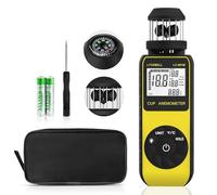 LYCEBELL 881M Anémomètre Portable Professionnel Mesure Vitesse Vent 0.7-42m/s avec Température et Boussole, Capteur 360° pour VMC Drones Voile Parapente, Écran LCD Rétroéclairé Compact Léger