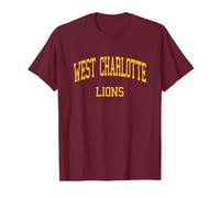 Lycée de West Charlotte HS Charlotte NC Retro Sports T-Shirt