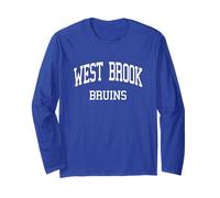 Lycée HS Beaumont TX de West Brook Retro Sports Manche Longue