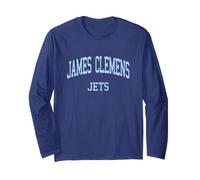 Lycée James Clemens HS Madison AL Retro Sports Manche Longue