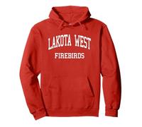 Lycée Lakota West HS West Chester Oh Retro Sports Sweat à Capuche