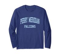 Lycée Perry Meridian HS Indianapolis in Retro Sports Manche Longue