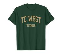 Lycée Traverse City West HS Traverse City MI Retro Spot T-Shirt