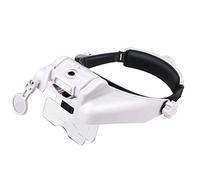 Lychee Casque Loupe Frontale Loupe Lunette Serre,Réparations,Couture,Bijoux,Montres et Artisanat