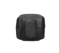 Lychee Porte-monnaie à motif de litchi, petite pochette pour femme, porte-monnaie et pochettes, joli porte-monnaie pour cartes de crédit, Noir
