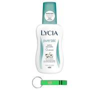 Lycia Lot de 12 déodorants en vaporisateur sans gaz et 0 % d'alcool, avec micro-éponges à effet sec, fleurs de coton 75 ml + porte-clés Beni Culinari