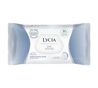 Lycia - Lot de 60 lingettes démaquillantes pour peau normale pour le visage et les yeux avec acide hyaluronique 100 % naturel