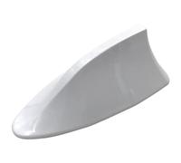 LYCREW Antenne d’aileron de Requin de Voiture pour Nissan X-Trail Juke Qashqai Micra Pulsar 2014-2017, Radio Signal Antenne de Toit Réception Booster,White