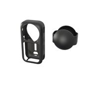 Lycuiw Étui en Silicone avec Capuchons d'objectif pour Insta360 X6 Caméra | Housse de protection anti-poussière,Protection anti-chute pour l'objectif