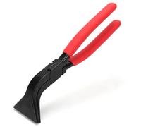 LYCXAMES Pince à plier, pince pliante, pince à plier, à 45°, largeur 60 mm, pince à tôle avec poignée antidérapante pour plier et lisser les tôles, rouge