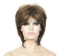 Lydell courte couches Shaggy complète synthétique Perruque Perruques