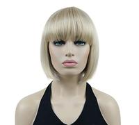 Lydell Perruque synthétique résistante à la chaleur - 20,3 cm