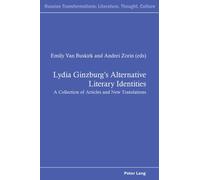 Lydia Ginzburg's Alternative Literary Identities