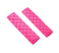 lydnkim Coussinets Ceinture de Sécurité 2 Pièces, Rembourrés & Doux Housses de Sangle pour Voiture, Poussette, Sac à Dos - Harnais Confort, Fermeture Auto-Agrippante Facile (Rose)