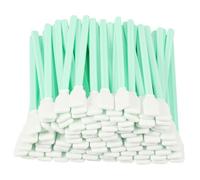 LYDODOKA Lot de 200 cotons-tiges de nettoyage, pointe éponge de nettoyage sans poussière, 12 cm, cotons-tiges industriels double face pour objectif d'appareil photo, équipement lectronique, détails de