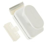 LYDODOKA Nettoyeur de verre magnétique pour aquarium, brosse de nettoyage auto-flottante pour aquarium avec 2 grattoirs amovibles, accessoires d'aquarium pour verre épais de 0,5 à 1 cm