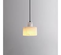 LYDSB Suspension en albâtre Moderne en marbre, luminaire Suspendu pour îlot de Cuisine, Mini Lampe de Plafond en Pierre Naturelle, Style Milieu du siècle, pour Salle à Manger ou Chambre