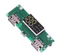 LYEAA 18650 Module de contrôle de Charge de Batterie à Commande numérique avec Affichage LED de Surcharge, Double USB, Carte de Commande de Chargeur de Batterie de Stockage au Lithium pour b