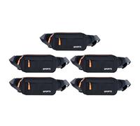 LYEAA 5 pièces Sac de Taille de Mode Sac à bandoulière Sac de Course étanche Sac Banane d'entraînement en Tissu Oxford Multi-Poches pour la Course à Pied et Le Cyclisme