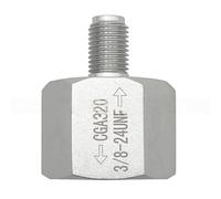 LYEAA Adaptateur de recharge CO2 Quick Connect CGA320 au 3 / 8UNF-24 pour les systèmes de bière homebrew et d'eau de soude