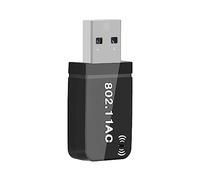 LYEAA Adaptateur USB WiFi double bande 2,4 GHz/5 GHz USB carte réseau sans fil compatible avec Windows 7/8/8.1/10/11 Plug and Play