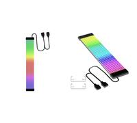 LYEAA Câbles PC de synchronisation ARGB 5 V 3 Broches, câble d'extension d'alimentation de Carte mère 8/24 Broches, kit de Bricolage de Bande Lumineuse LED Flexible pour Alimentation PC