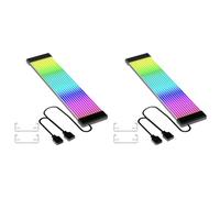LYEAA Câbles PC de synchronisation ARGB 5 V 3 Broches, câble d'extension d'alimentation de Carte mère 8/24 Broches, kit de Bricolage de Bande Lumineuse LED Flexible pour Alimentation PC