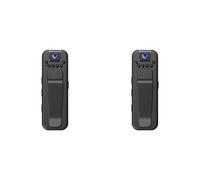 LYEAA Caméscope Miniature HD 1080P avec Vision Nocturne Infrarouge, détection de Mouvement, Clip arrière - Caméra de Surveillance Portable