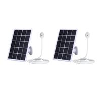 LYEAA Chargeur de panneau solaire étanche IP65 5 V 10 W avec câble de 3,8 m et support mural réglable pour Arlo Ultra/Pro 5S/4/3