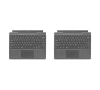 LYEAA Clavier sans Fil Mince avec pavé Tactile rétroéclairé 7 Couleurs, Rechargeable pour Microsoft Surface Pro 8/9/10/X