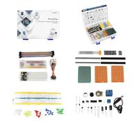 LYEAA Composant électronique Fun Kit Breadboard Wires Electronic Fun Kit Module d'alimentation LED et potentiomètre de résistance pour Arduino/pour Raspberry Pi