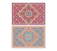 LYEAA Crafty Diamond Painting Lot de 2 sets de table Motif mandala Améliorez votre expérience culinaire