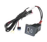 LYEAA Double USB USB C Chargeur de Voiture Type C PD + QC3.0 Adaptateur d'alimentation de Charge de téléphone Prise de Charge Rapide Adaptateur de téléphone Automatique pour VW Multivan T5 0