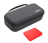 LYEAA Étui de transport en tissu Oxford gris foncé pour Switch 2 avec boîte à cartes de jeu et sacs à main en maille