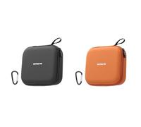 LYEAA Étui de transport portable pour DJI Flip - Sac de rangement de voyage en cuir et EVA, Noir et orange., sacs à main