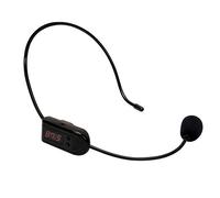 LYEAA FM Wireless Microphone Headset Radio Mic 87 MHz-108 MHz Amplificateur Vocal Amplificateur Digital Tube Display Lectures Microphone Multi-Canal pour la Parole du Guide d'enseignement