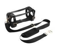 LYEAA Housse de Protection en PU avec bandoulière réglable, Sangle de Rechange, Housse de Protection de Voyage Amovible pour Haut-Parleur BT Portable Marshall Middleton