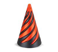 LYEAA Jouet cône en Spirale imprimé en 3D Fidget Toy Soulagement du Stress Impossible Pyramid Passthrough Sculpture Mini Vortex Thread Illusion Cadeaux pour Enfants et Adultes